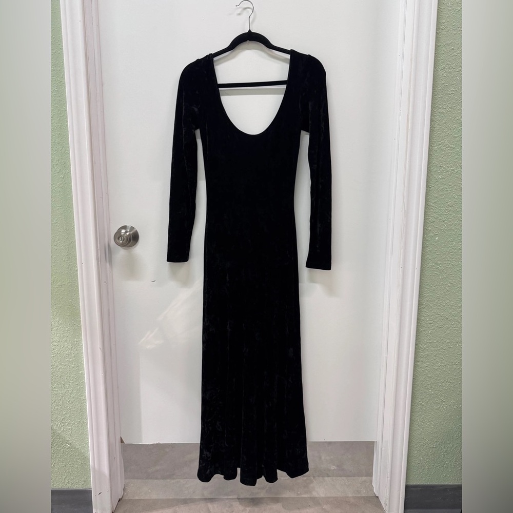 Betsey Jonson 90s vintage crushed velvet dress - Picture 4 of 7